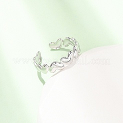 304 Stainless Steel Cuff Open Rings for Women&nbsp;SA-CBA4160-33P