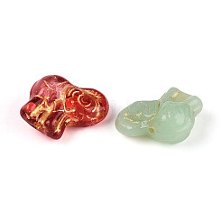 Baking Paint Transparent Glass Beads&nbsp;DGLA-N018-10