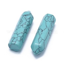 Synthetic Turquoise Pointed Beads&nbsp;G-G795-02-03B