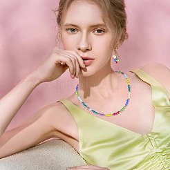 11Strands 11 Colors Electroplate Opaque Glass Beads Strands&nbsp;GLAA-TA0004-34