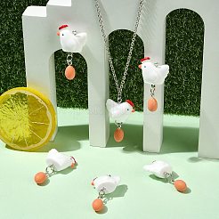 Opaque Resin Pendants&nbsp;RESI-CJC0031-002P-1