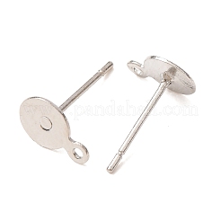 Brass Stud Earring Findings&nbsp;LS-KK-K225-02A-P