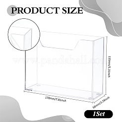 Acrylic Wall Mounted Disposable Towel Storage Holders for Bathroom&nbsp;CON-WH0089-226