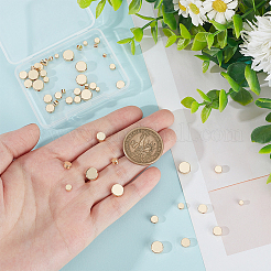 50Pcs 5 Styles Rack Plating Brass Spacer Beads&nbsp;KK-BC0012-59