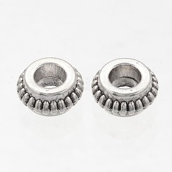 Donut Tibetan Silver Spacer Beads&nbsp;AB777