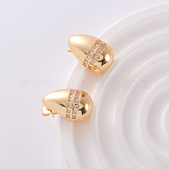 Brass Teardrop Stud Earrings&nbsp;IX9985-9