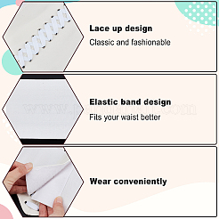 PU Leather Wide Elastic Corset Belts&nbsp;AJEW-WH0263-46B