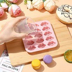 1 Set 2Pcs Lip Shape Silicone Molds&nbsp;ST-CJ0007-95