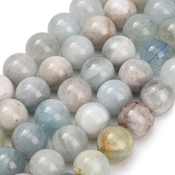 Natural Aquamarine Beads Strands&nbsp;GG-CBA1CAF-A02-12mm