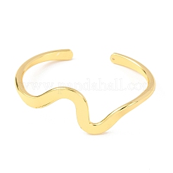 Brass Cuff Bangles for Women&nbsp;BJEW-F498-06G