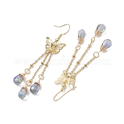 Golden 304 Stainless Steel Butterfly Chandelier Earrings&nbsp;EJEW-JE05731