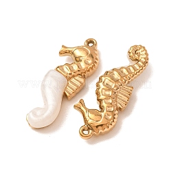 304 Stainless Steel & Resin Pendants&nbsp;RE-CBA1E3F-03B-G