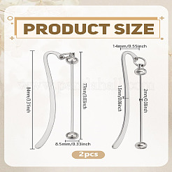 2Pcs Alloy Bookmarks&nbsp;AJEW-LP0004-96