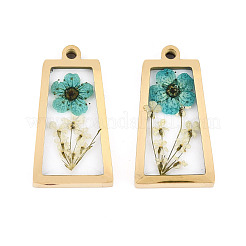 304 Stainless Steel Epoxy Resin Pendants&nbsp;STAS-T072-29