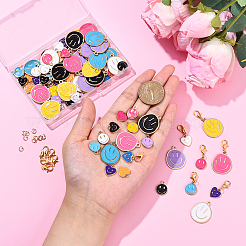 DIY Smiling Face Pendant Decorations Making Kit&nbsp;DIY-YW0017-56