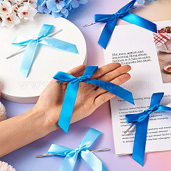 30Pcs 3 Colors Polyester Satin Bowknot for Ornament Accessories&nbsp;DIY-TA0010-77B
