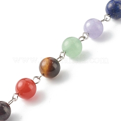 Natural Mixed Gemstone Pointed Dowsing Pendulums&nbsp;PALLOY-JF00765
