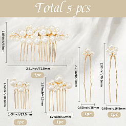 Iron Hair Sticks & Hair Combs&nbsp;OHAR-WH20008-06G