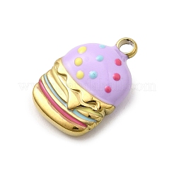 304 Stainless Steel Enamel Pendants&nbsp;STAS-I355-12G-01