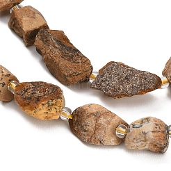 Natural Picture Jasper Beads Strands&nbsp;GG-CBA0B77-A08-03