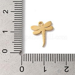 PVD Vacuum Plating 304 Stainless Steel Charms&nbsp;STAS-L081-015G