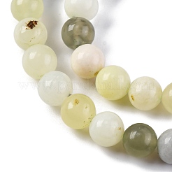 Natural New Jade Beads Strands&nbsp;G-F591-16-8MM