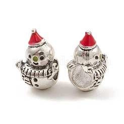 Alloy Enamel European Beads&nbsp;PALLOY-I218-08AS
