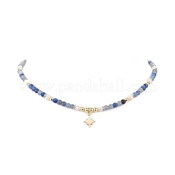 Brass Star Charm Bracelet & Necklace&nbsp;SJEW-JS01268
