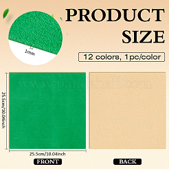 12Pcs 12 Colors Polyamide Artificial Garden Grass Mat Sand Table Model&nbsp;DIY-BC0016-42