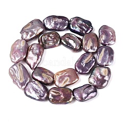 Natural Baroque Keshi Pearl Beads Strands&nbsp;PEAR-S020-K13