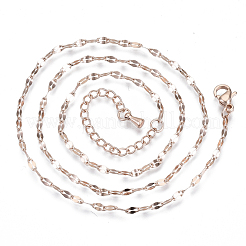 Brass Dapped Chains Chain Necklace Making&nbsp;MAK-N031-001-NF