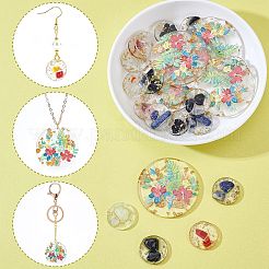 30Pcs 5 Style Transparent Epoxy Resin Pendants&nbsp;KY-PH0001-16