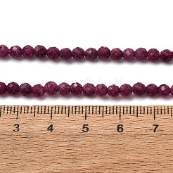 Natural Ruby Beads Strands&nbsp;G-A276-C10-4mm