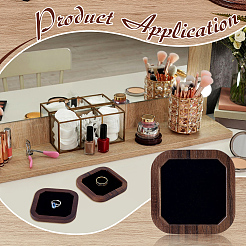 Wood Display Trays for Earrings Rings Bracelets&nbsp;ODIS-WH0043-284
