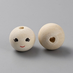 Schima Wood European Beads&nbsp;WOOD-WH0132-03B