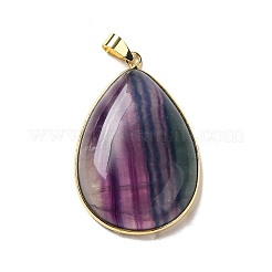 Natural Fluorite Pendants&nbsp;G-H285-04G