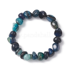 4Pcs Dyed Natural Dragon Veins Agate Beaded Stretch Bracelets for Women&nbsp;BJEW-JB13047