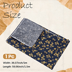 Japanese-style Cotton Sakura Pattern Fabric for Clothing & Decor&nbsp;DIY-CY0004-06A