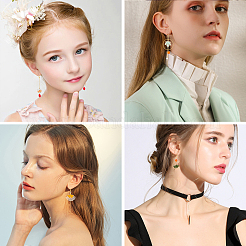 DIY Autumn Theme Earrings Making Kits&nbsp;DIY-SC0015-82