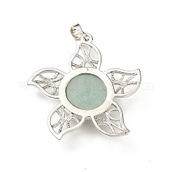 Natural Green Aventurine Pendants&nbsp;G-B033-02P-17
