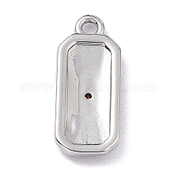 Brass Micro Pave Cubic Zirconia Charms&nbsp;ZIRC-I054-12P-06