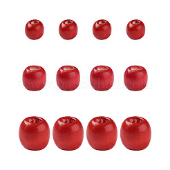 150Pcs 3 Styles Natural Wood Beads&nbsp;WOOD-TA0001-51