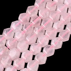 Natural Rose Quartz Beads Strands&nbsp;G-G463-A01-8x9mm