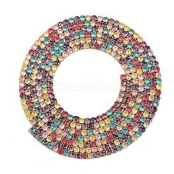 925 Sterling Silver Colorful Cubic Zirconia Chains&nbsp;STER-C016-02A-G01