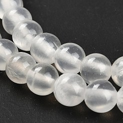 Natural White Jade Beads Strands&nbsp;G-B128-A02-02