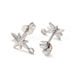 304 Stainless Steel Stud Earrings&nbsp;STAS-K291-13A-P