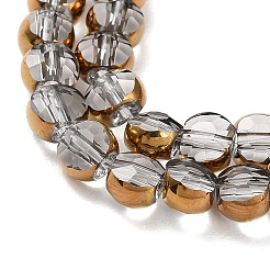 Electroplate Glass Beads Strands&nbsp;EGLA-A040-01E