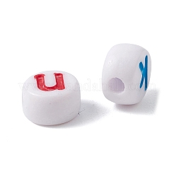 Opaque Acrylic Enamel Beads&nbsp;OACR-P037-01A-M