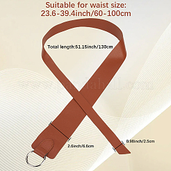 PU Leather Waist Belts for Women&nbsp;AJEW-WH20022-67A