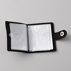 2 Inch Leather Cover Mini Photocard Holder Book&nbsp;AJEW-WH0248-366A